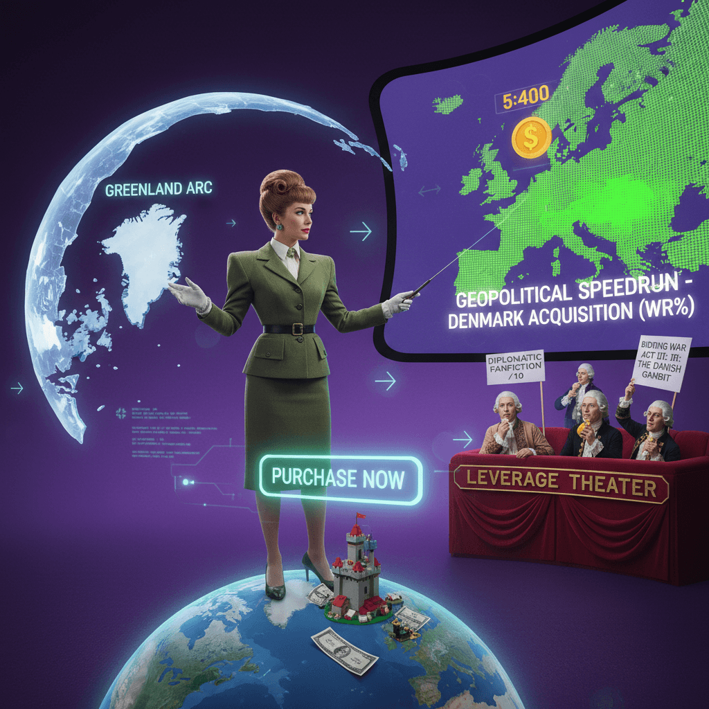 Secretary confidently explains why buying Denmark isn't crazy actually