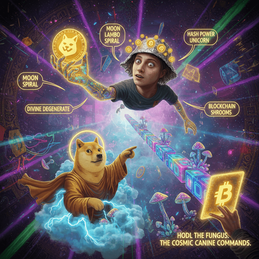 god told me to buy dogecoin while k-holed, trust the process