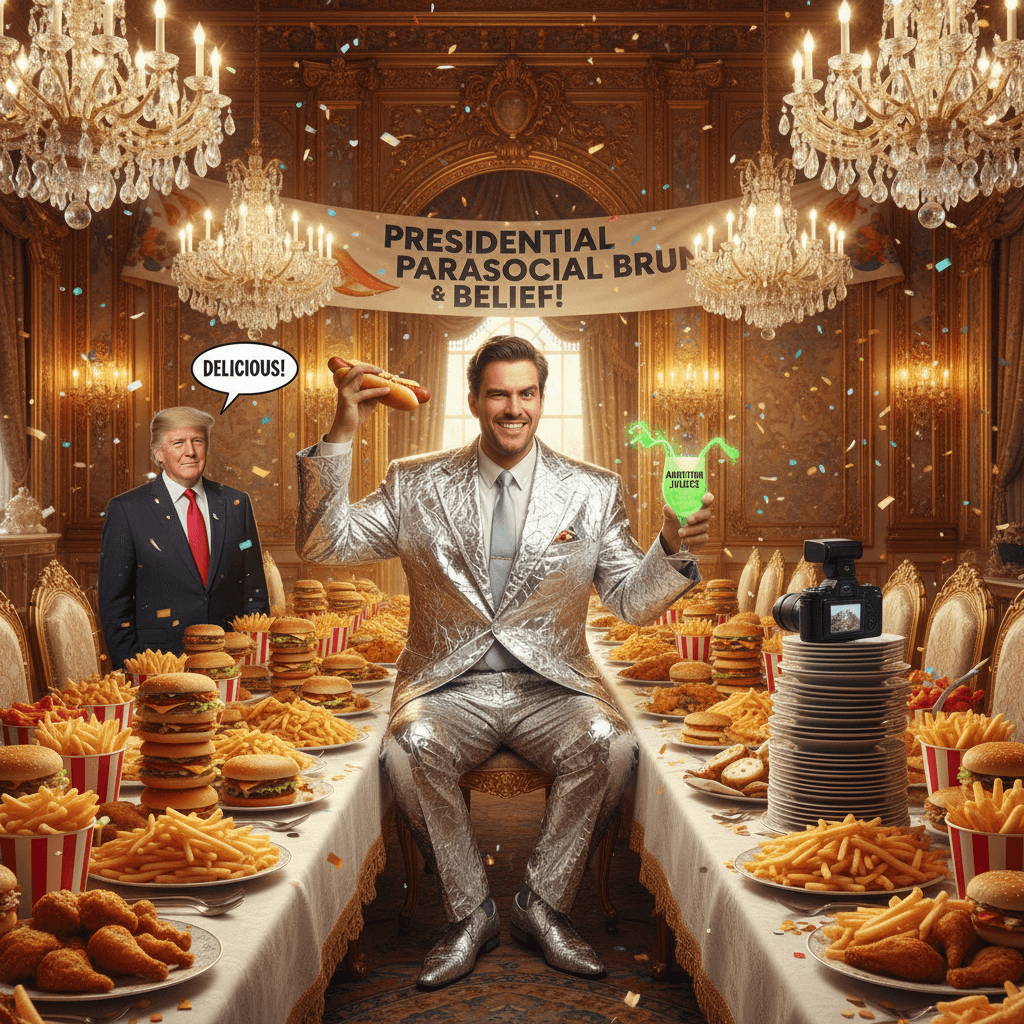 I had dinner with the president (probably didn't)