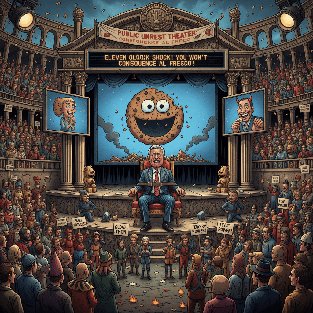 Politician forced to witness consequences, more at 11