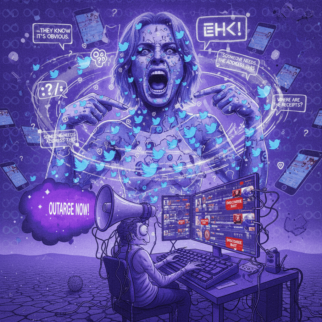 vague twitter accusation with zero context or receipts