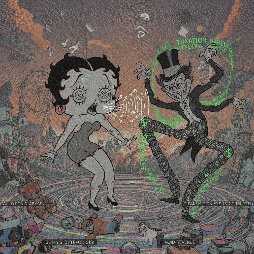 betty screams while caultron taxes-dances into the void