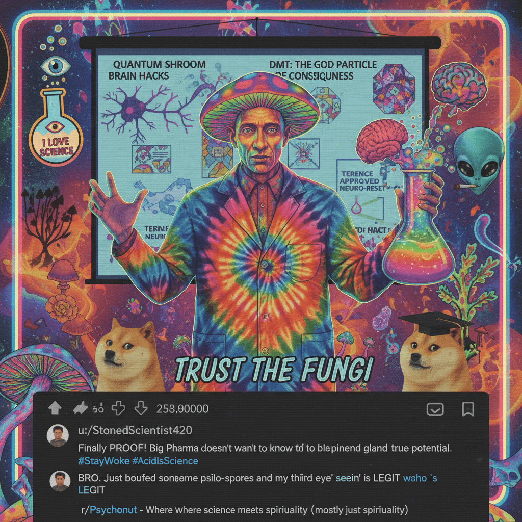 Psychedelic pseudoscience cosplays as legitimate neuroscience