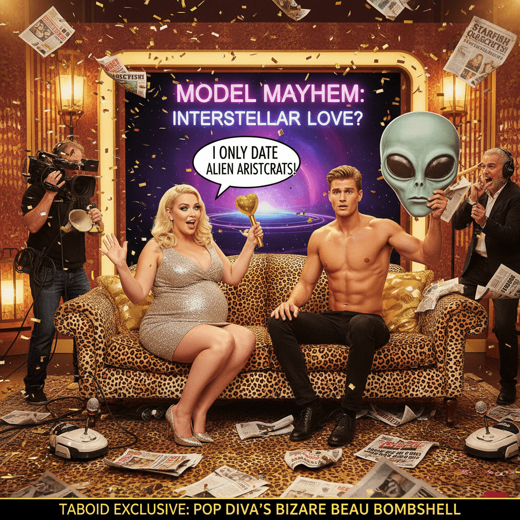 Pregnant pop star discusses dating preferences on model's reality show, somehow