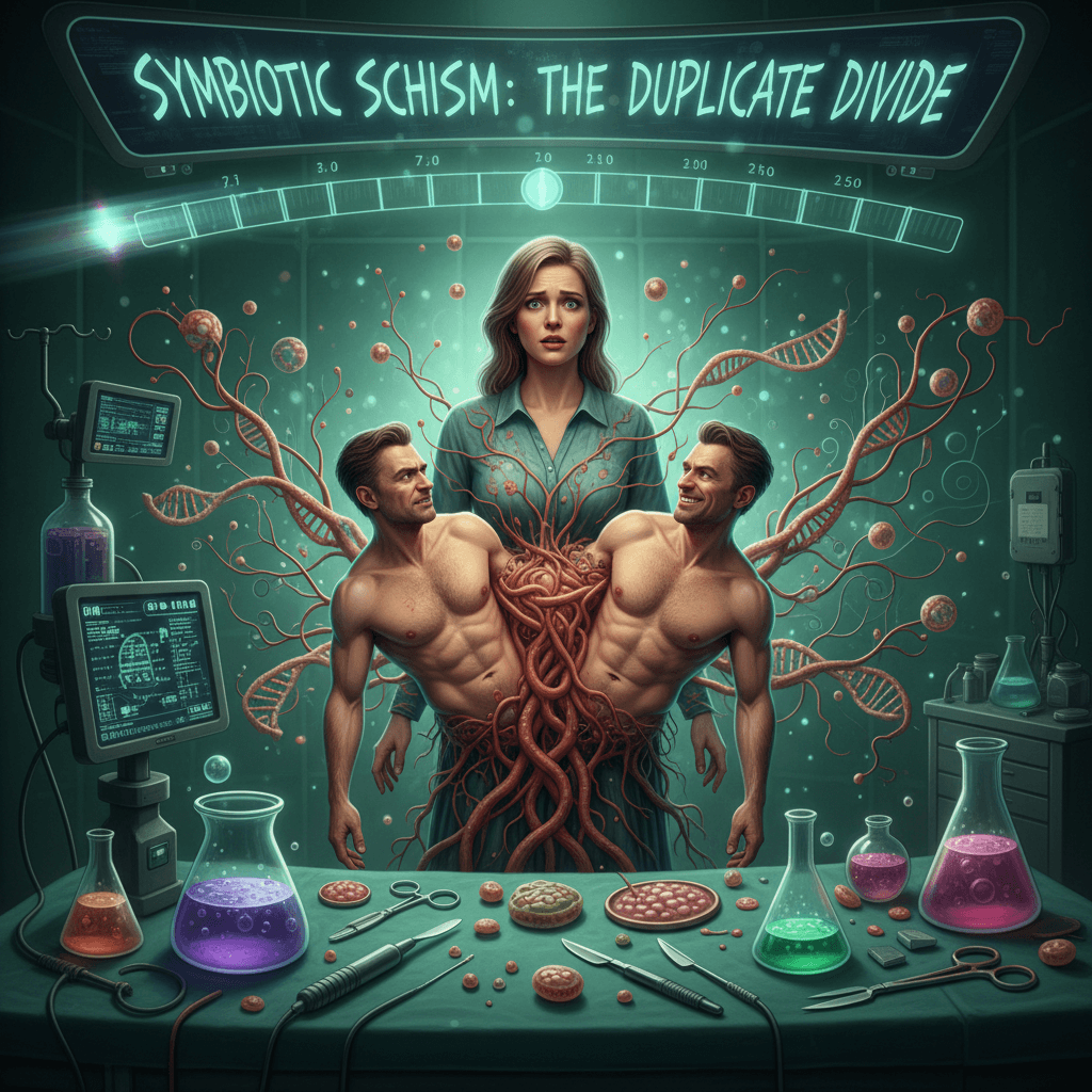 Turns out she really did split the difference between two guys