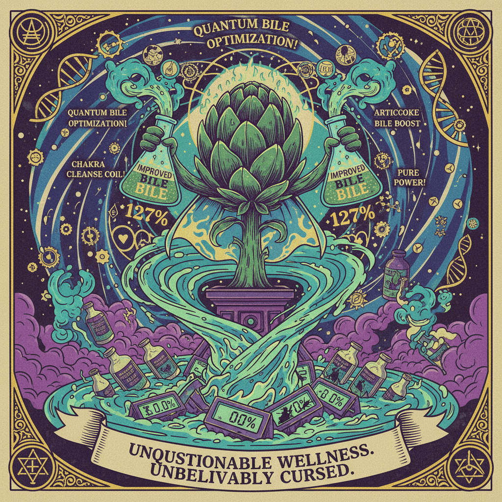 artichoke promises 127% better bile, 0% believable claims