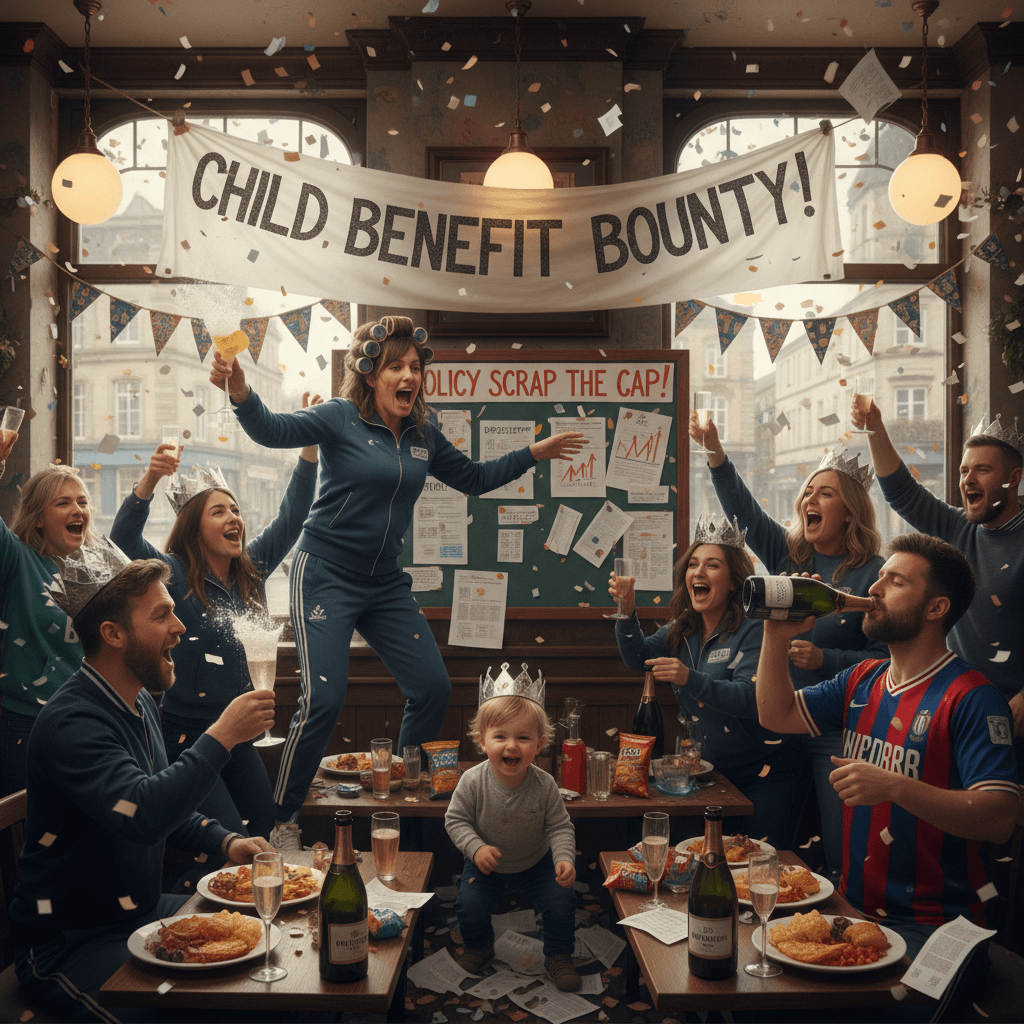 parents absolutely unhinged about child benefit cap scrapping at spoons