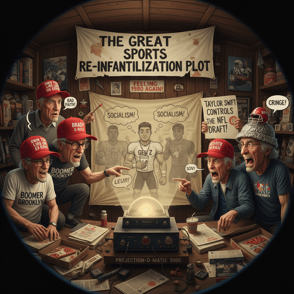 Sportswriters invented a fake conspiracy to feel young again