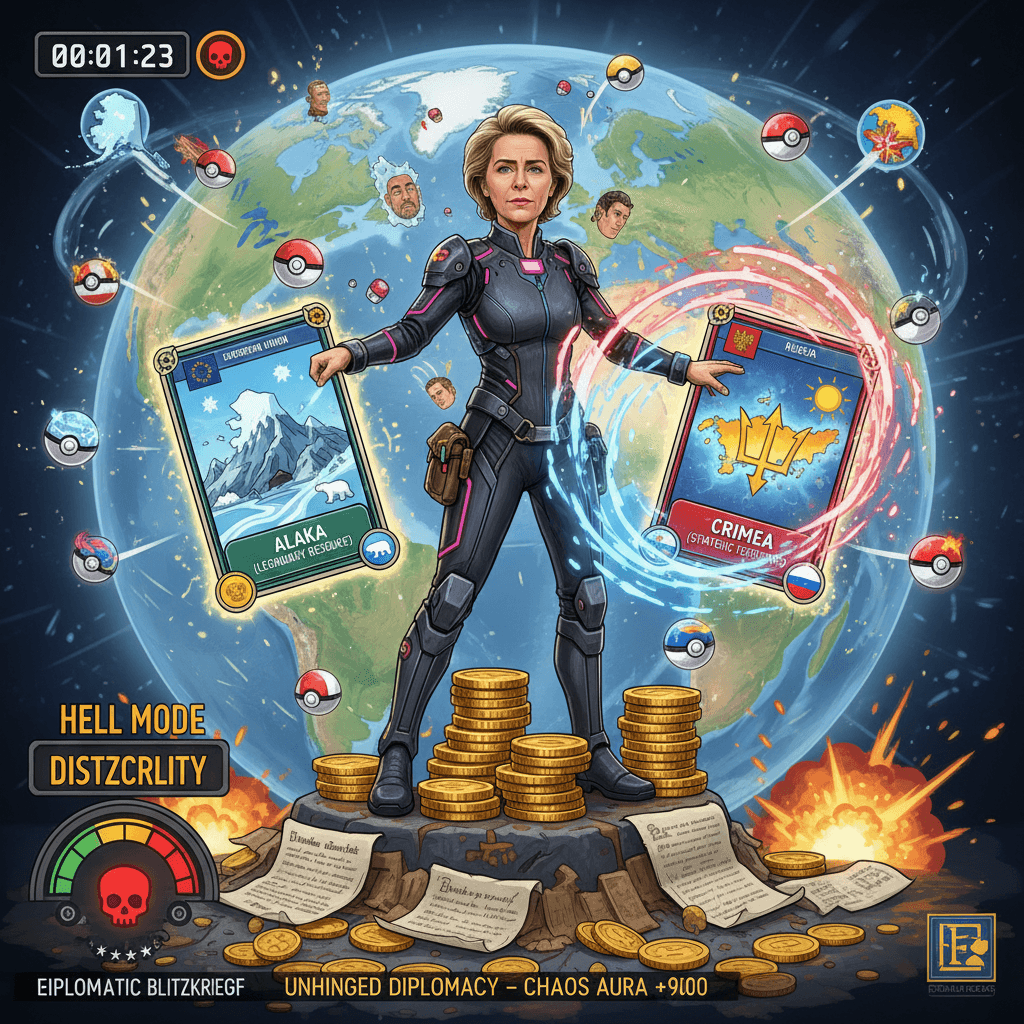 Von der Leyen trades Alaska for Crimea like she's speedrunning Civ on hell mode