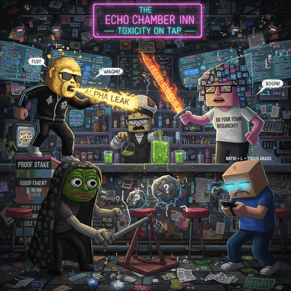 Four NFTs walk into a bar to argue about nothing in particular