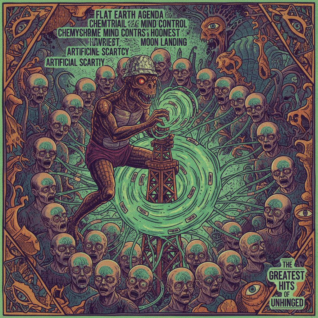 reptilians, pineal glands, 5g zombies—the greatest hits of unhinged