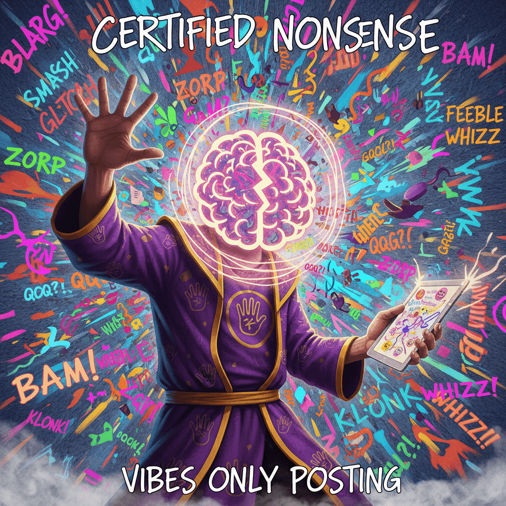 slap enthusiast breaks brain mid-sentence, achieves pure phonetic chaos