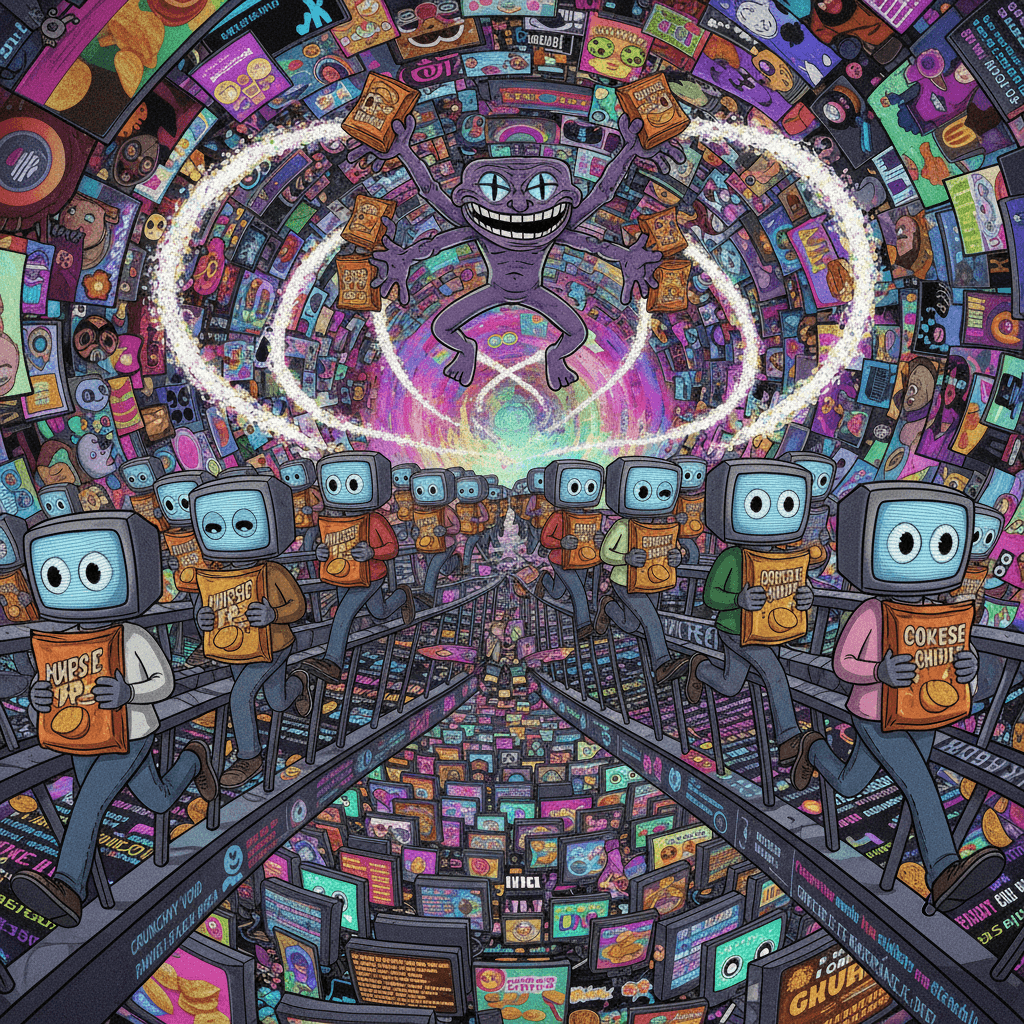 unhinged manifesto for people who think snacks solve existential dread