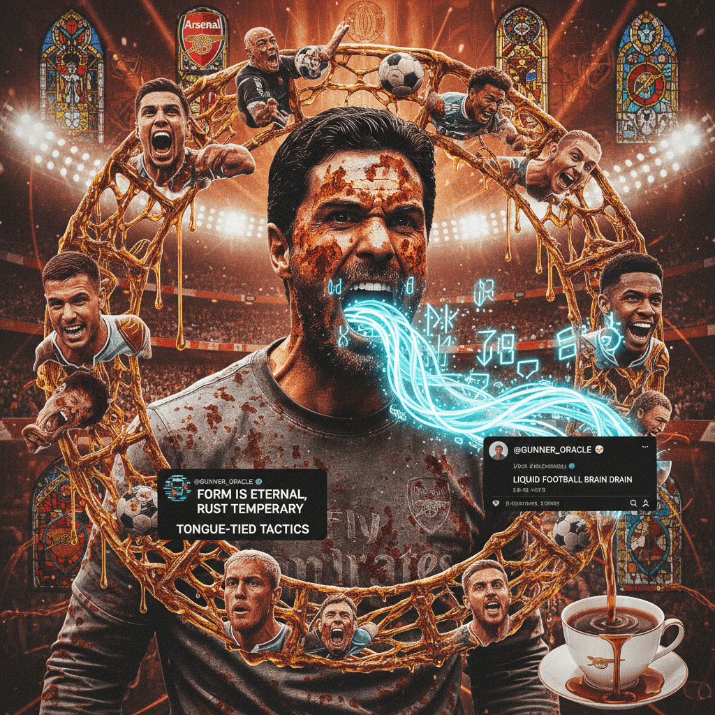 arteta's rust hits different when you're speaking in tongues