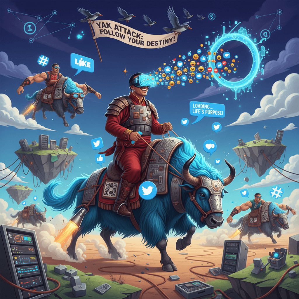 Man discovers yak-racing is his life's purpose via Twitter video