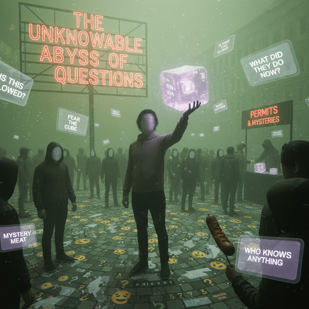 Asking permission for unknowable crimes