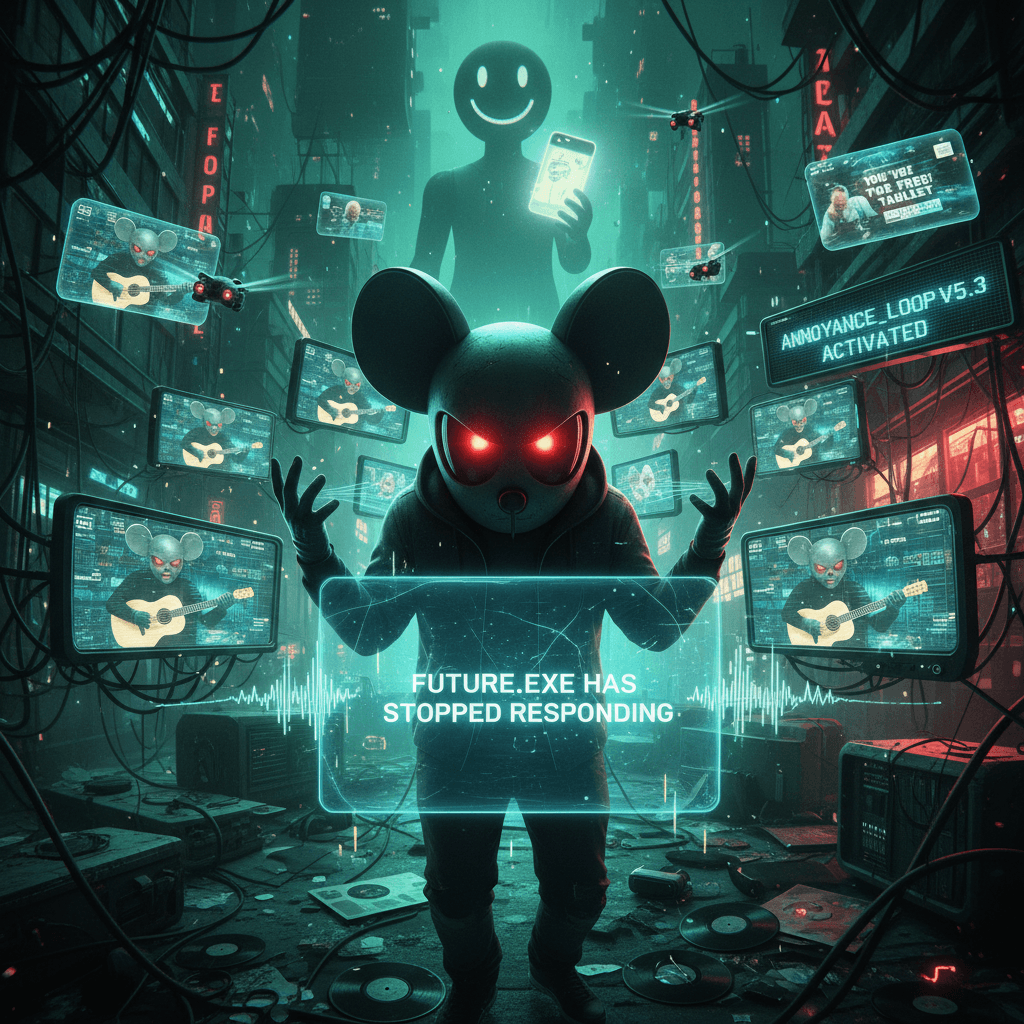 Deadmau5 discovers the future is now and it's annoying