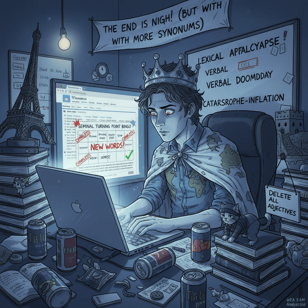 guy discovers thesaurus, declares Western civilization ending