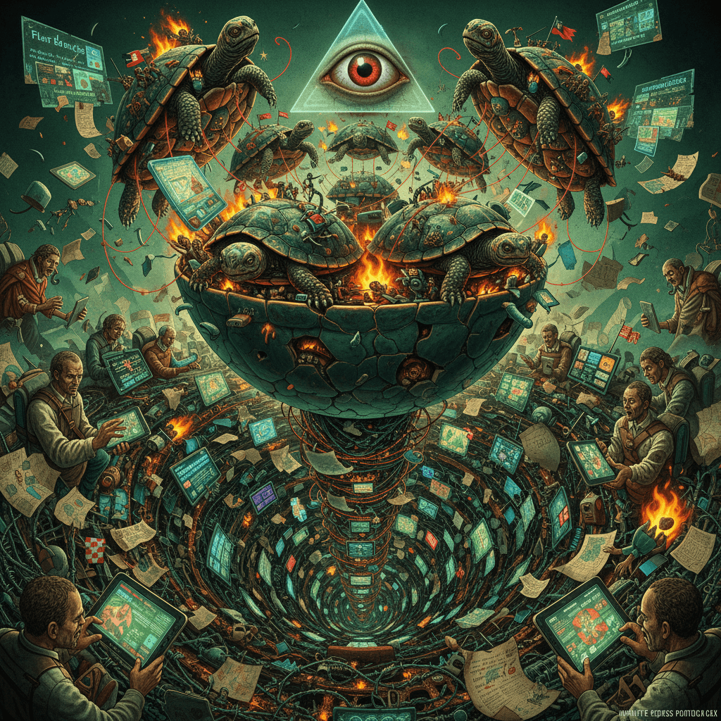 Turtles all the way down but make it geopolitical hellscape