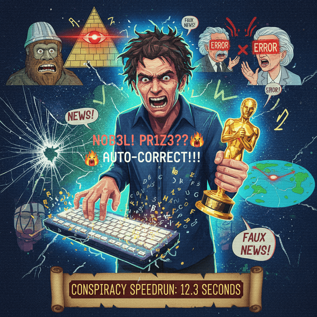 Nobel Prize discourse meets autocorrect catastrophe in this unhinged fever dream