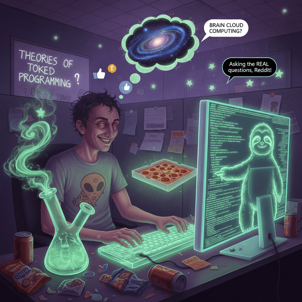 asking the real questions: can u code while baked?