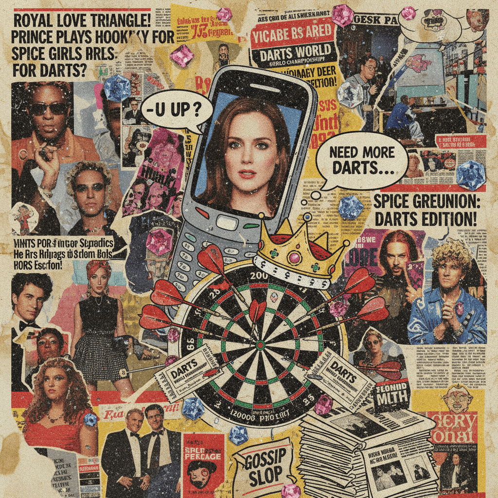 Peak tabloid fever: where Katie Holmes texts meet royal scandals meet darts tickets