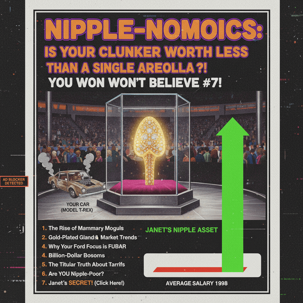 Janet's nipple costs more than your car, apparently