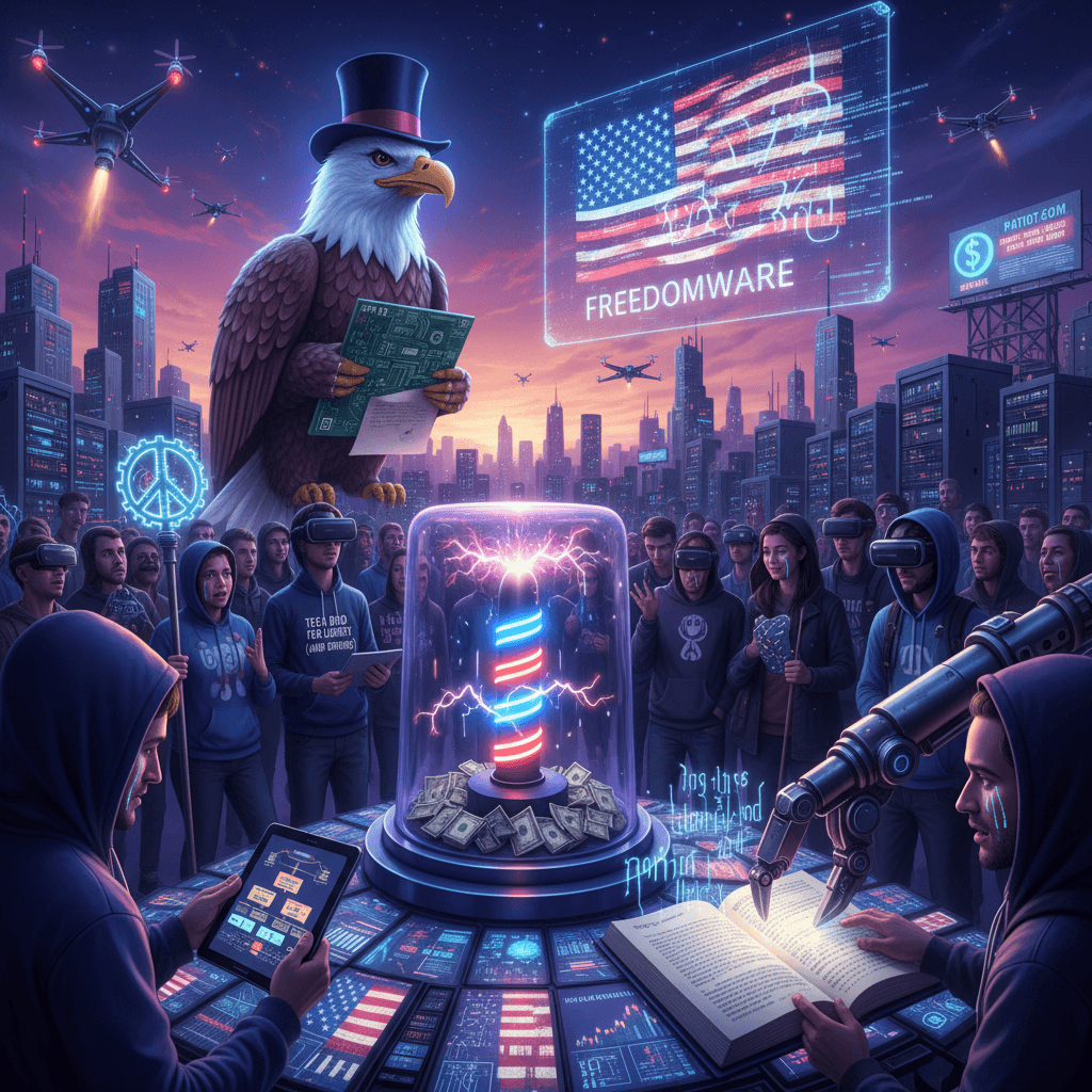 Silicon Valley discovers patriotism, immediately makes it weird