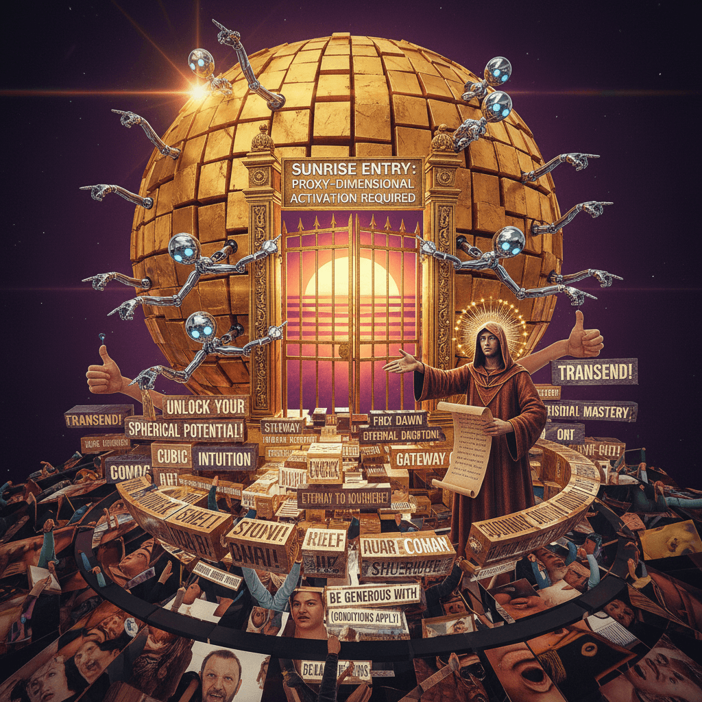 sphering cubes while gatekeeping sunrise access, very generous