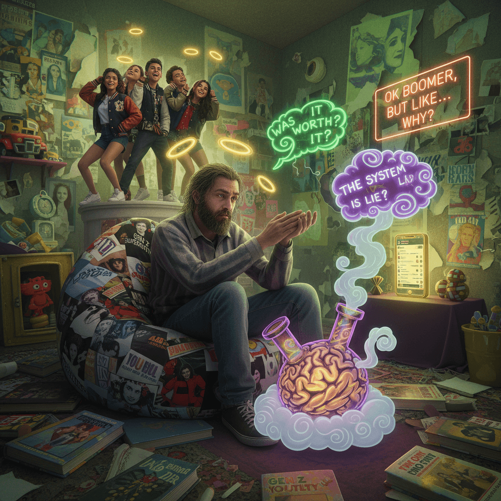 24-year-old becomes morally inferior to high schoolers, questions life choices