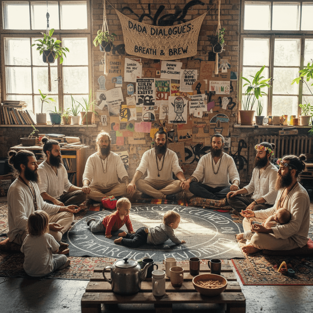 Conscious dads unite: because patriarchy needs a meditation circle