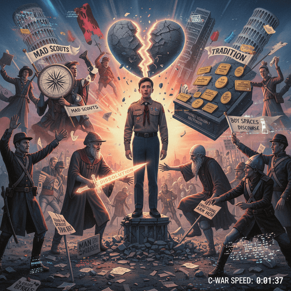 dept of war mad scouts said boy goodbye