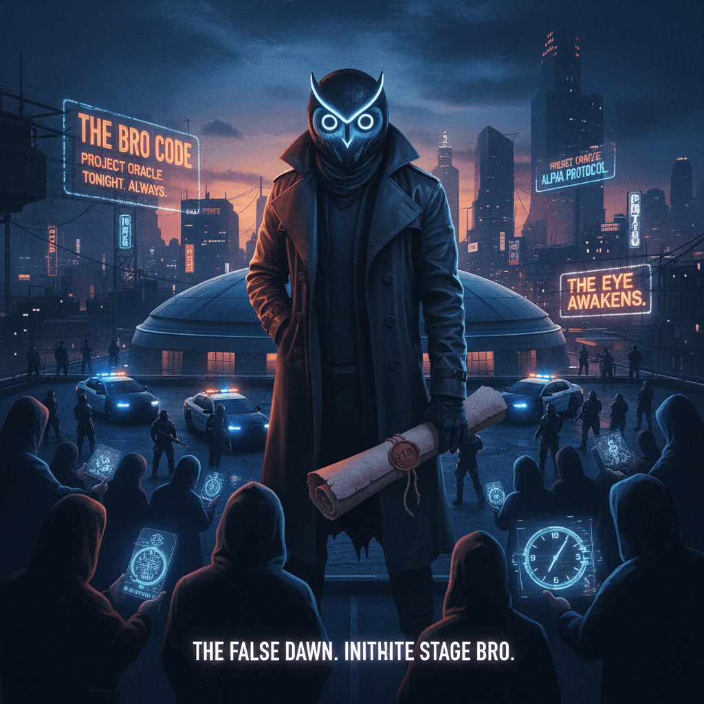 Trust the plan bro, show time is tonight (it's always tonight)