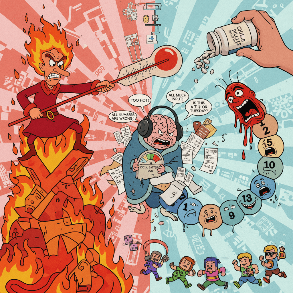 Heat Miser vs. pain scale: a neurodivergent's nightmare