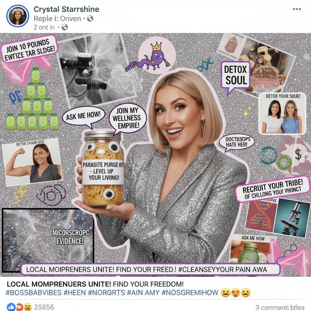 Girl boss cleanse your parasites (they don't exist) with this one trick