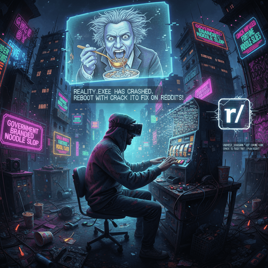 Reality worse than fiction, but with more crack and rigged slots