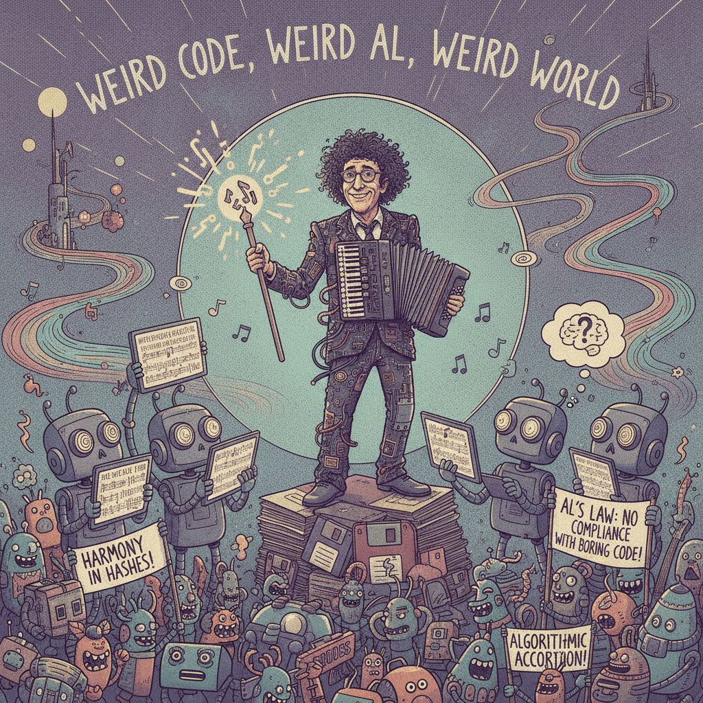 Weird Al maintains his weird principles about weird software