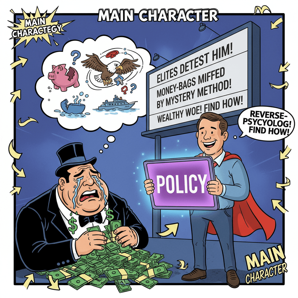 billionaires hate him (for one weird trick called policy)