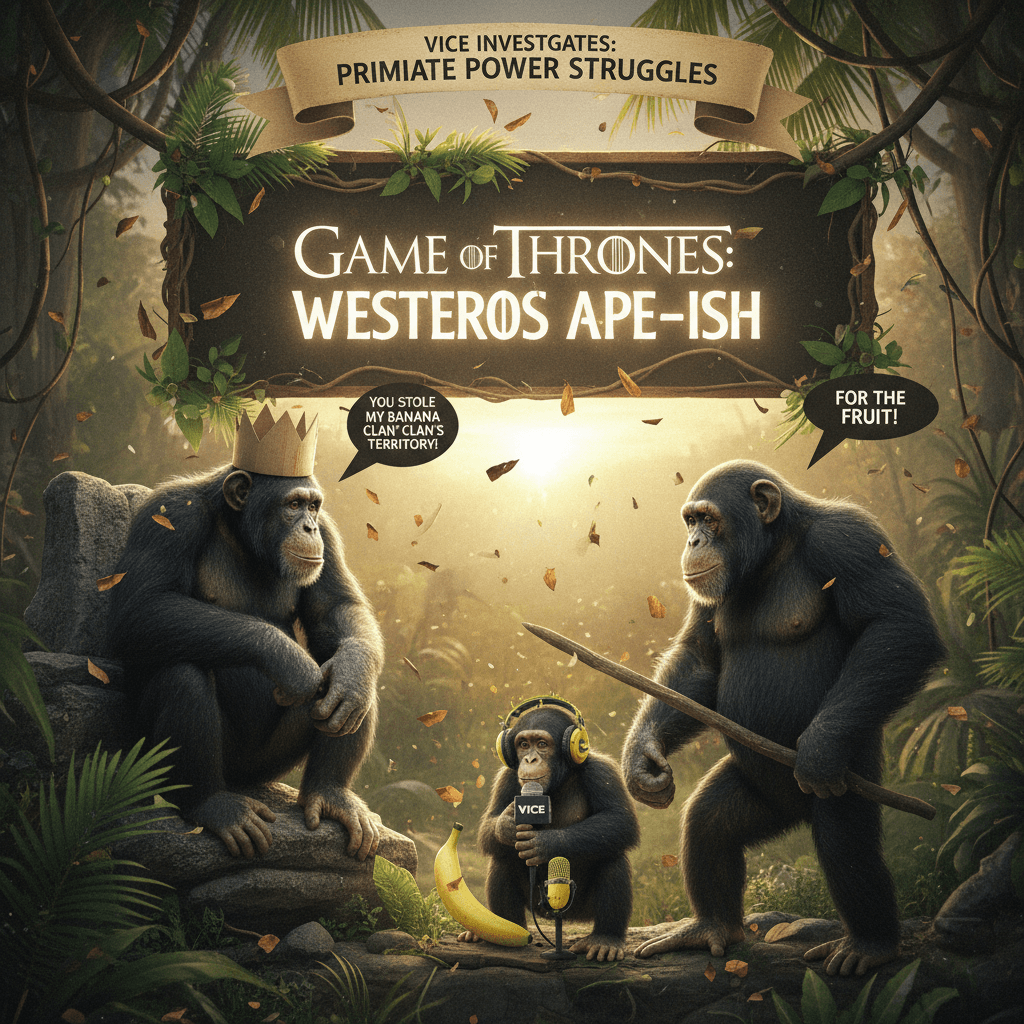 VICE discovers chimps have beef, treats it like Game of Thrones