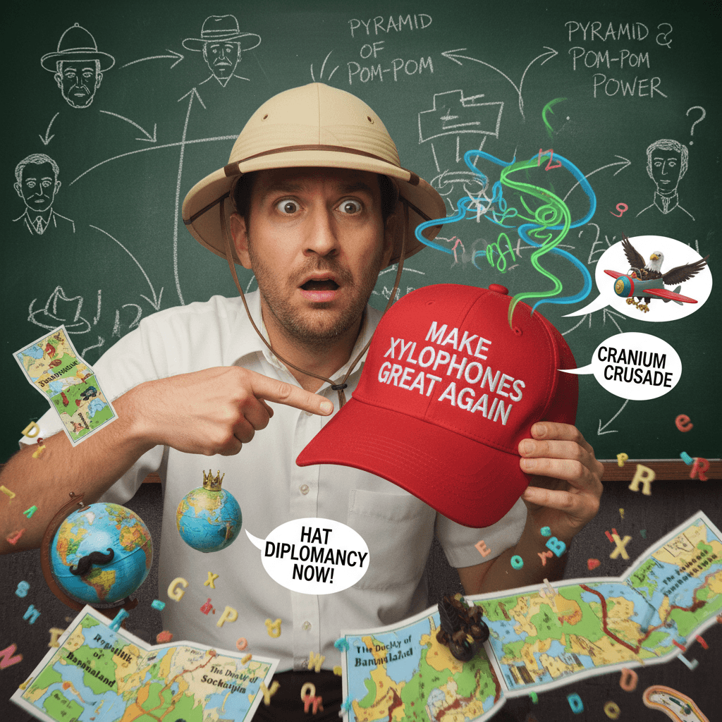 Graham discovers geopolitics through MAGA hat semantics