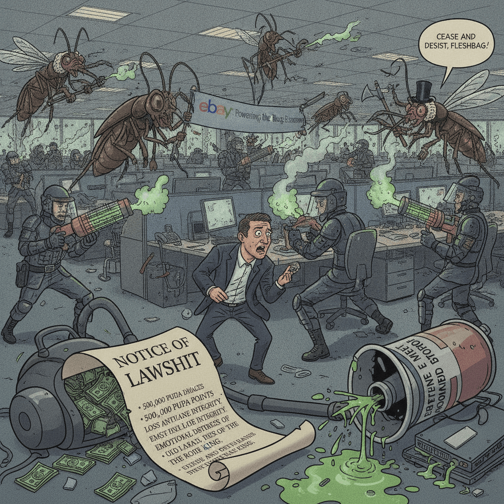 eBay's customer service took "pest control" way too literally