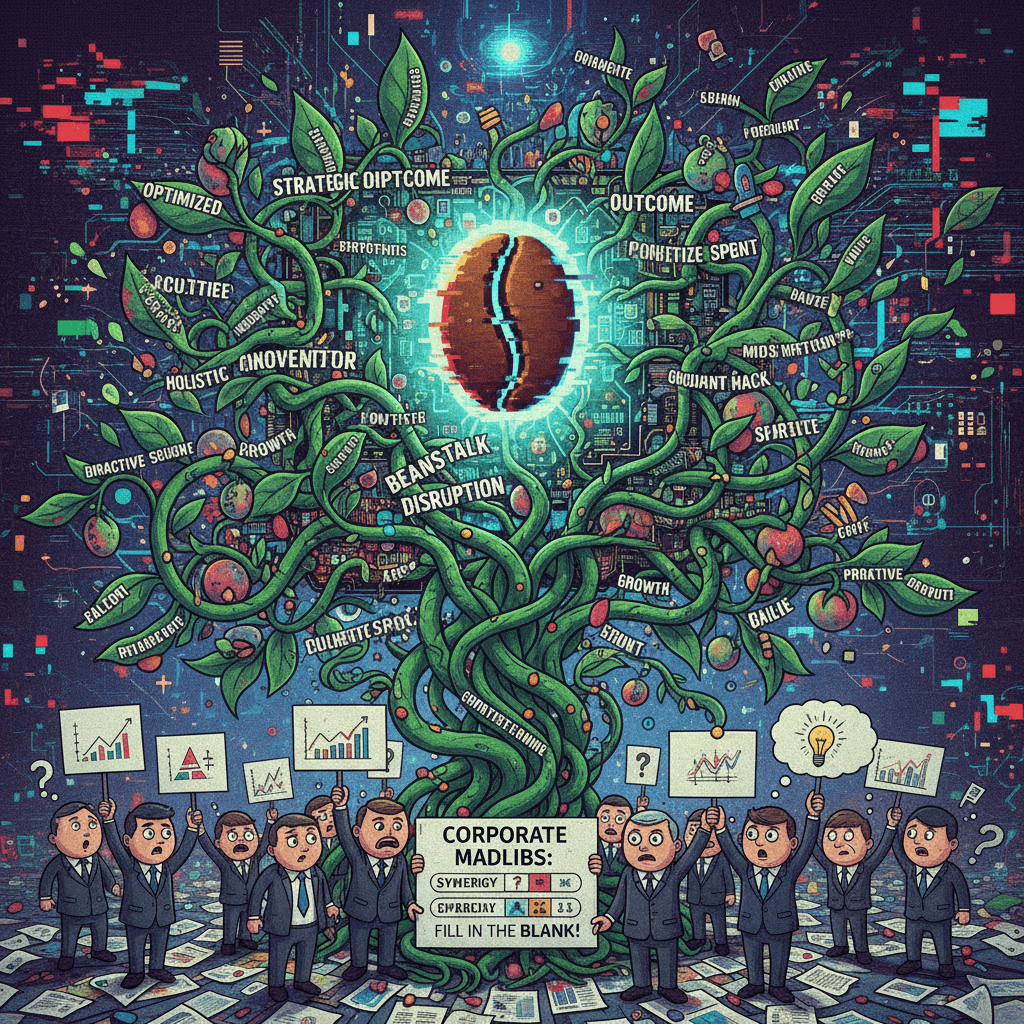 beanglitch synergy sprout: when buzzwords have a stroke