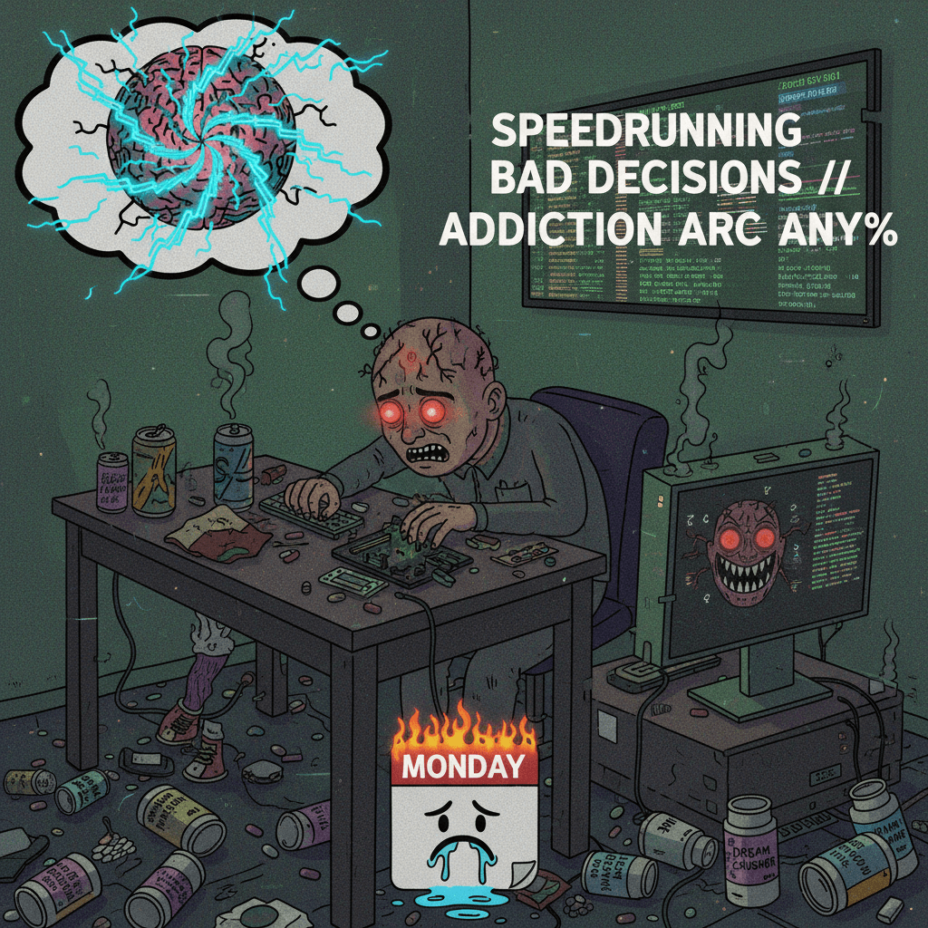 brain go brrr at 4am: consequences speedrun any%