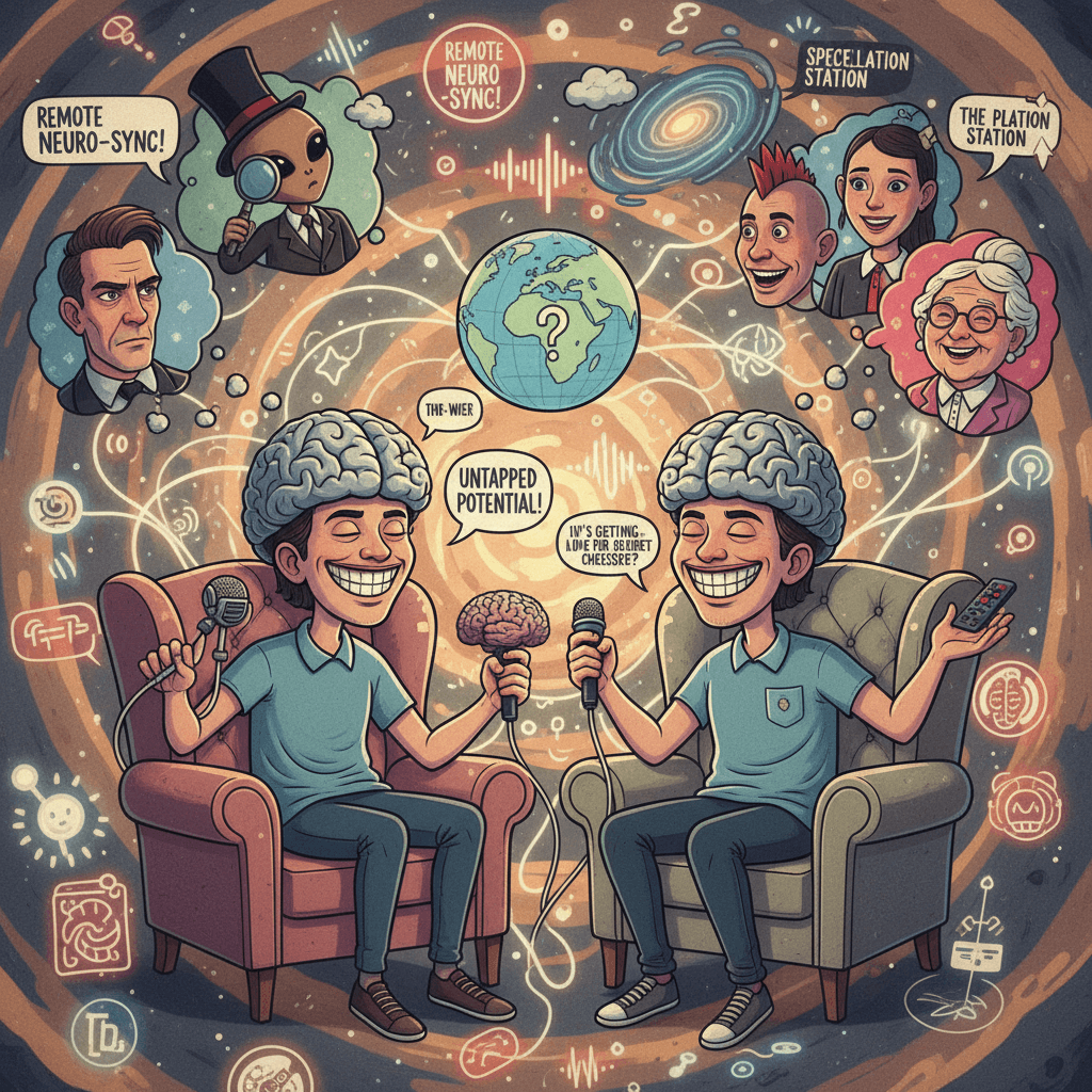 two people really confident about reading minds they've never met