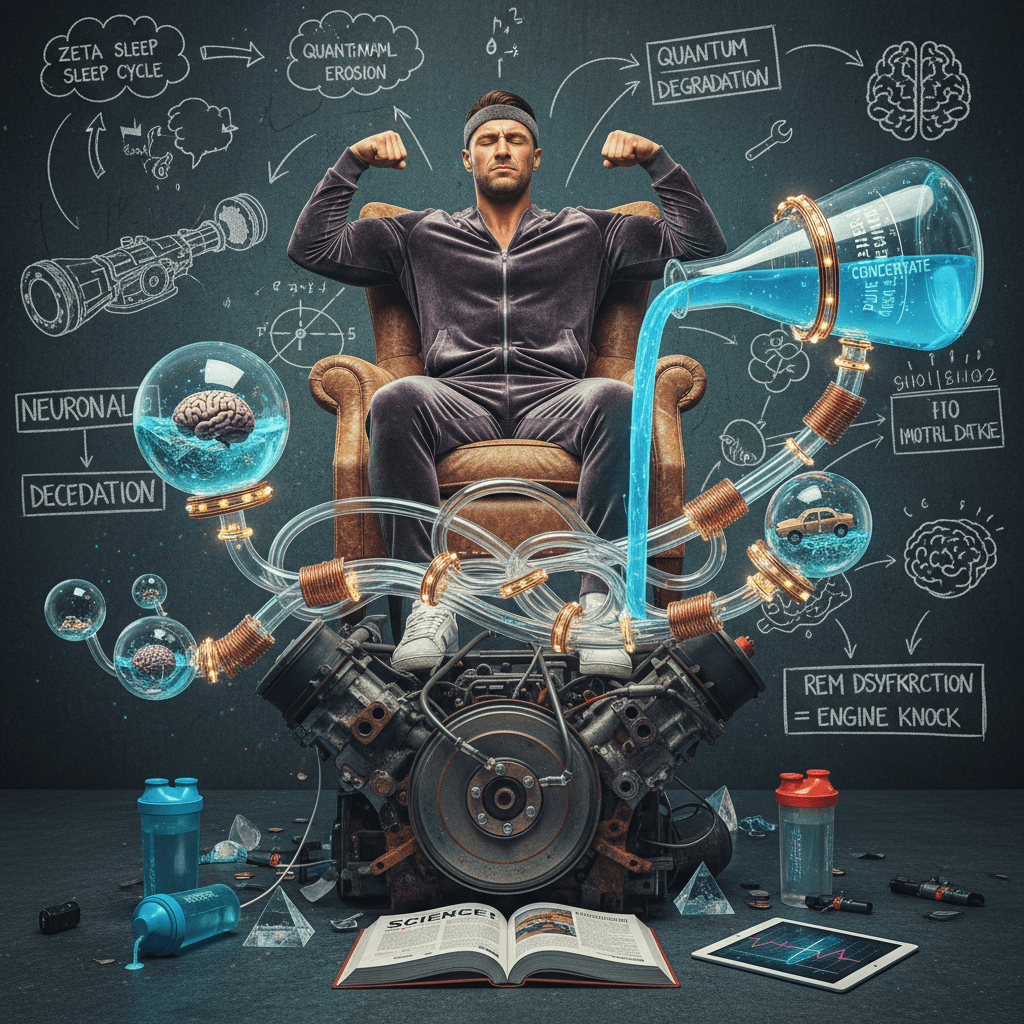 sleep bad = broken car, very deep, much science