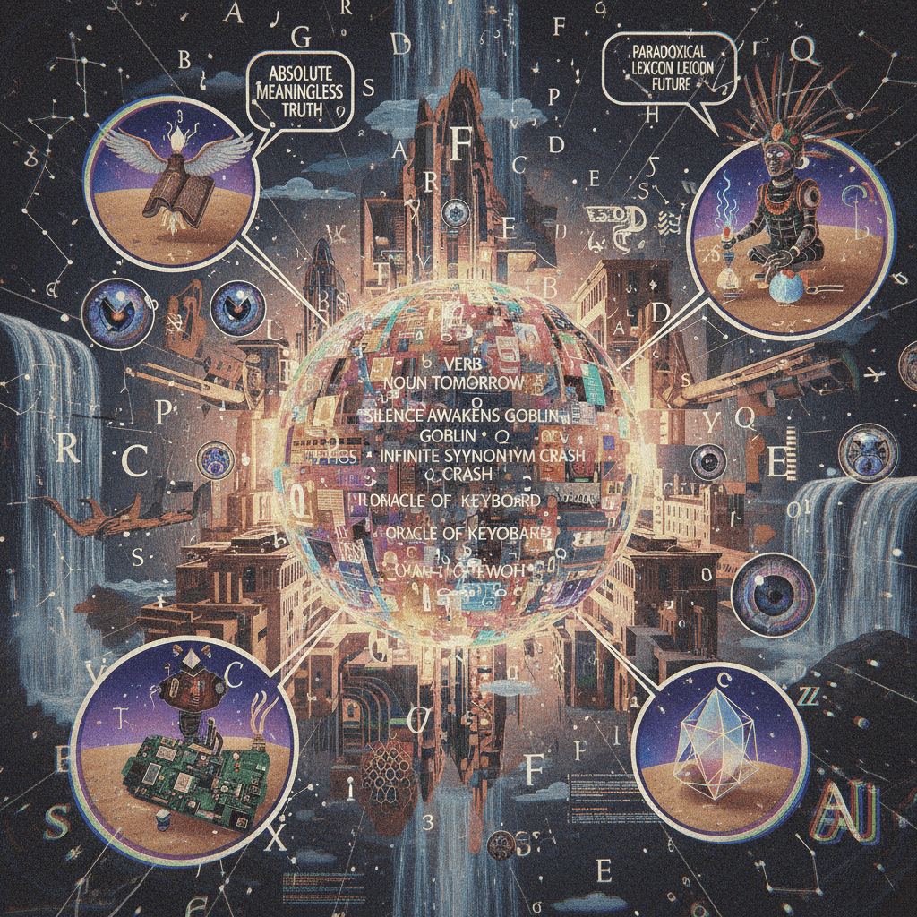 CAPS LOCK prophecy meets thesaurus fever, somehow both profound and meaningless