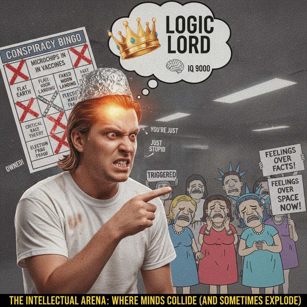 "I'm not arrogant, you're just stupid" - a masterclass in missing the point