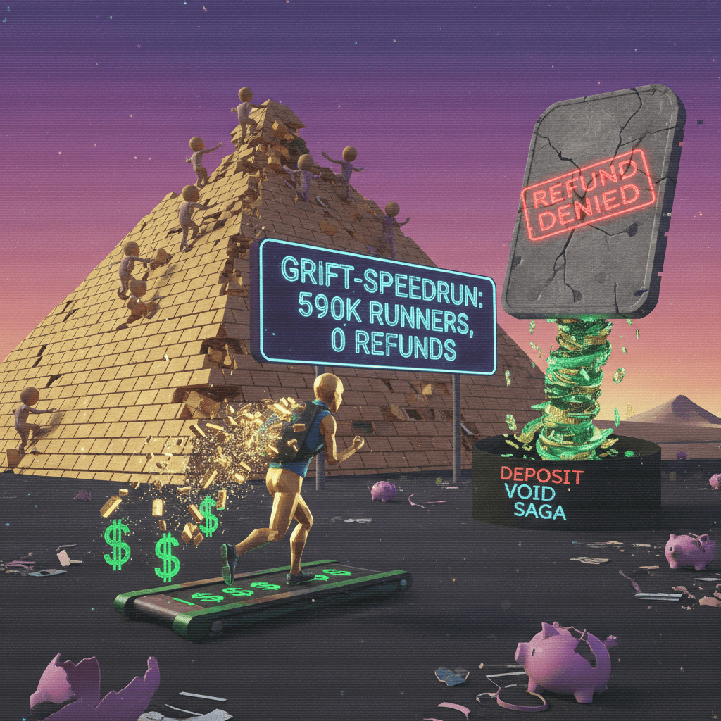 590k people paid $100 for gold bricks that don't exist, no refunds