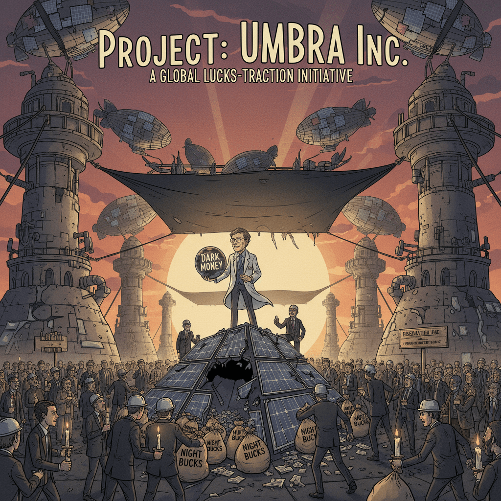 governments blocking sun to profit off darkness, very normal observation