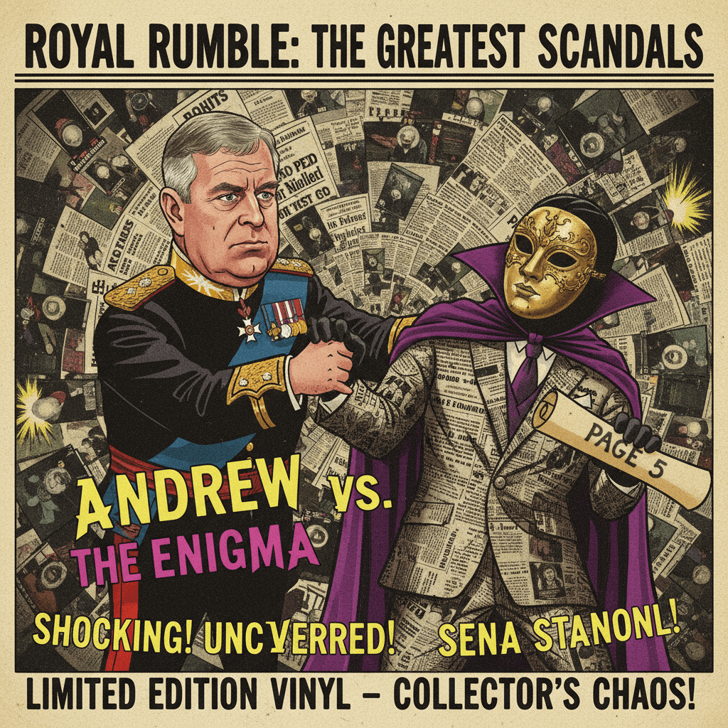Prince Andrew vs. mystery masked man: tabloid's greatest hits album